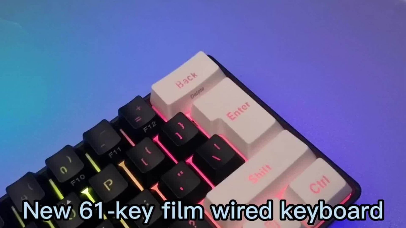 HXSJ 60% Compact RGB Backlit Gaming Keyboard & Mouse - Image 7