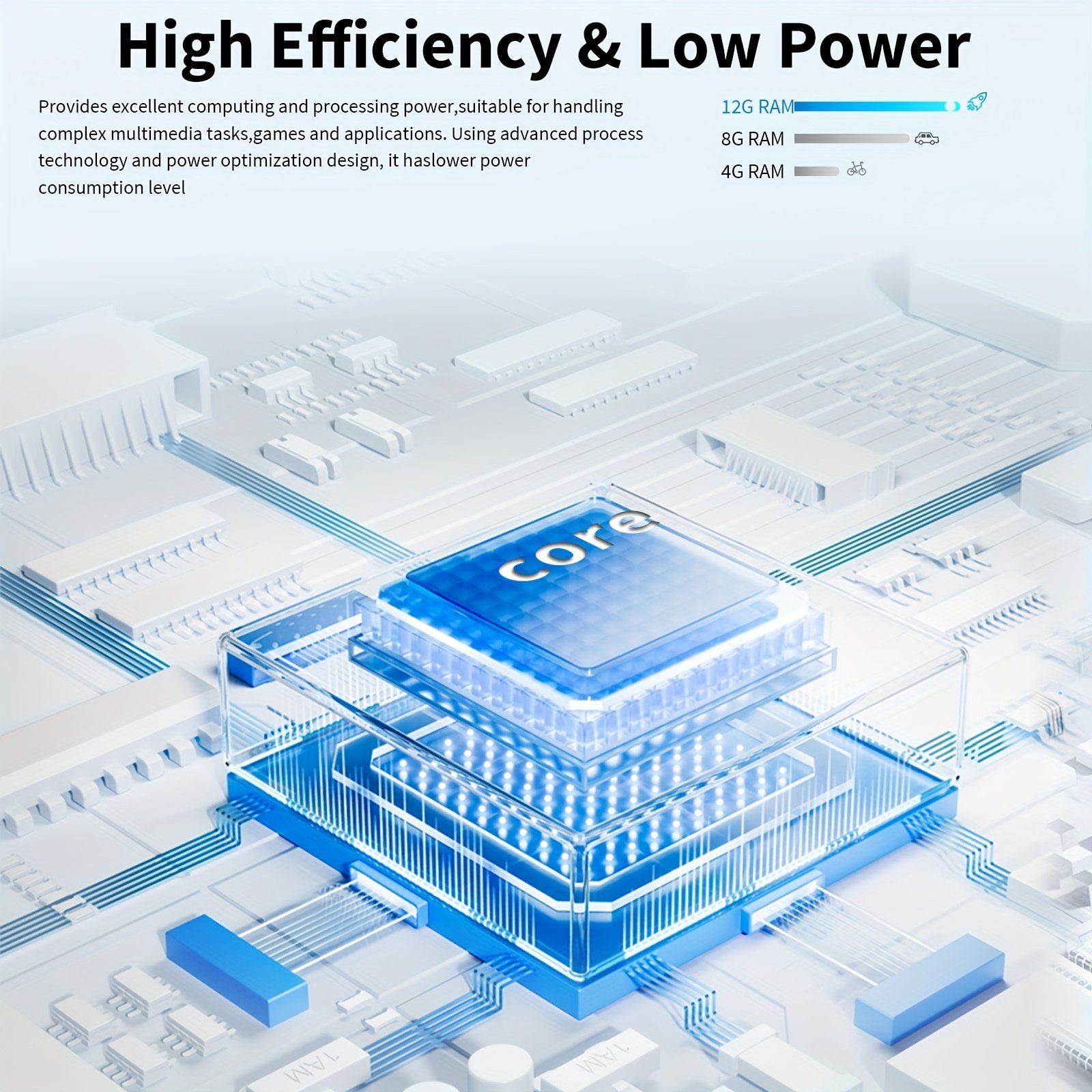 Relndoo Newest Android 15 2-in-1 Tablet 10.1 Inch with Keyboard - Image 9