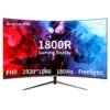 SOOANN 27-inch Curved Gaming Monitor 1800R 180Hz 1ms
