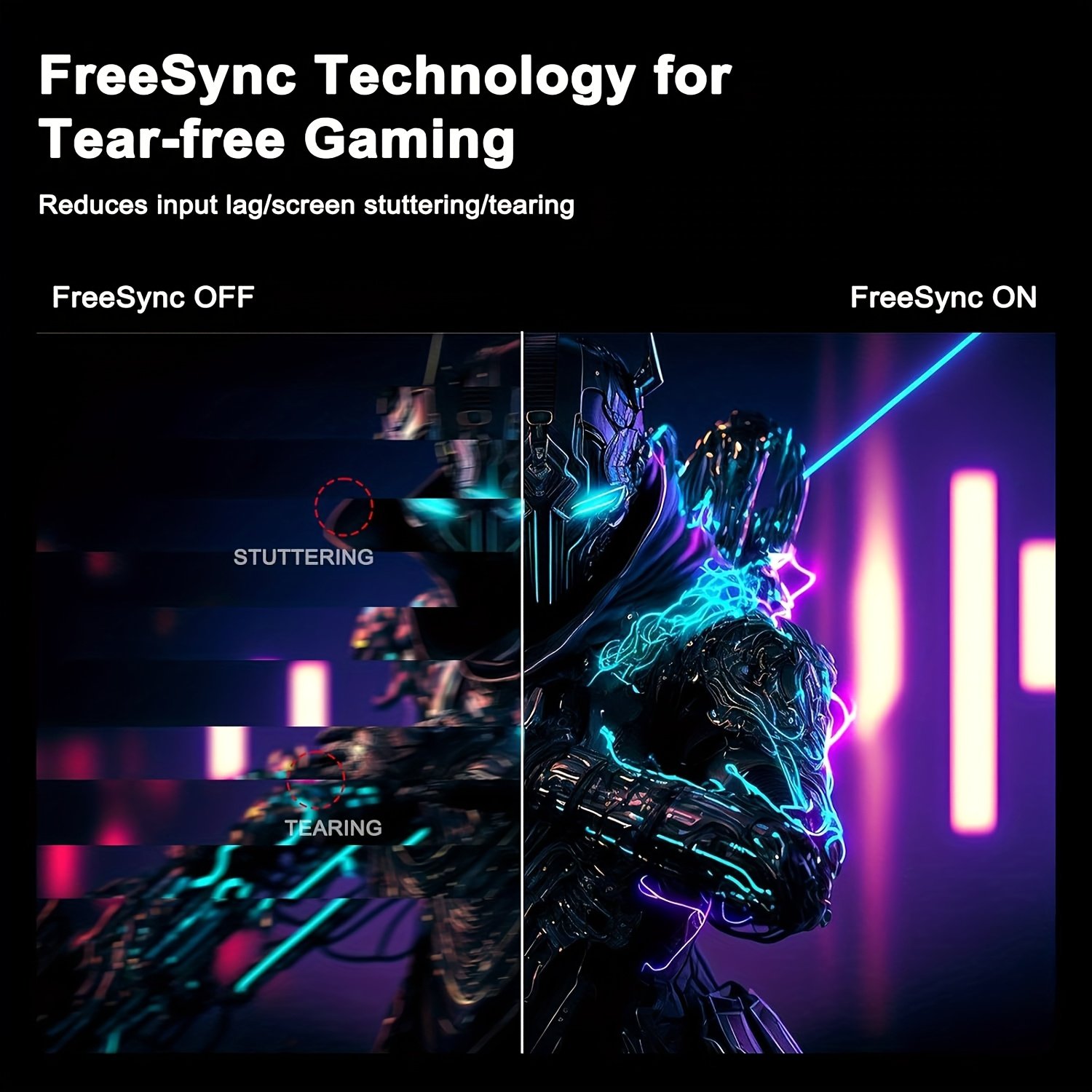 SOOANN 27-inch Curved Gaming Monitor 1800R 180Hz 1ms MPRT FHD 1080P AdaptiveSync Compatible with PS5/Xbox, Eye Care Technology, Tilt Adjustable, DisplayPort/HDTV, UK Plug (1 DP Cable Included), Gaming Setup | Sleek Frameless Design | Wide Viewing Angle