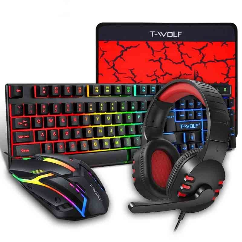 1 Set Complete 4-in-1 Wired Gaming PC Setup Bundle - Image 6