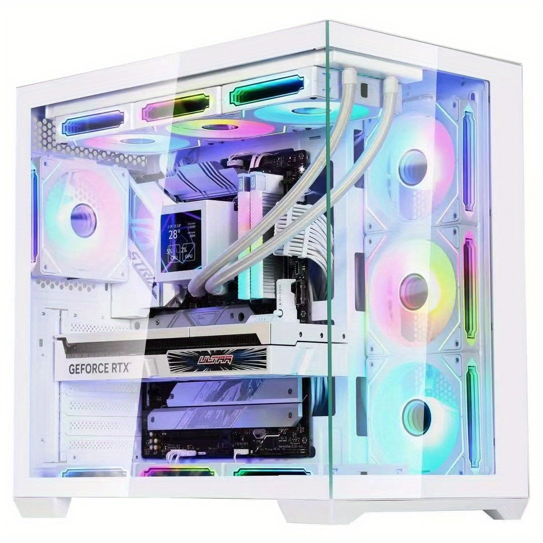 Stylish Gaming PC Case with E-ATX/ATX/M-ATX/ITX Motherboard - Image 3